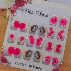 CARTELA 10 PARES LUXO (M120)